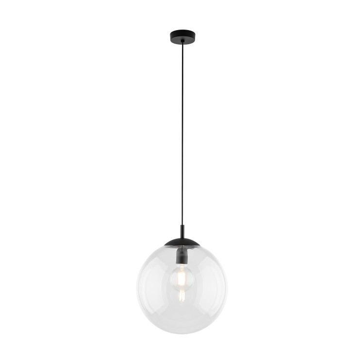 ESME TRANSPARENT Lampa wisząca 1 350 3268 TK Lighting Czarny Transparentny