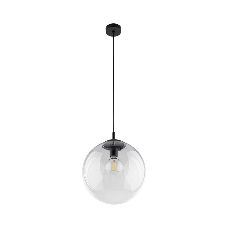 ESME TRANSPARENT Lampa wisząca 1 350 3268 TK Lighting Czarny Transparentny