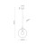 ESME GRAPHITE Lampa wisząca 1 250 5378 TK Lighting Czarny Grafitowy