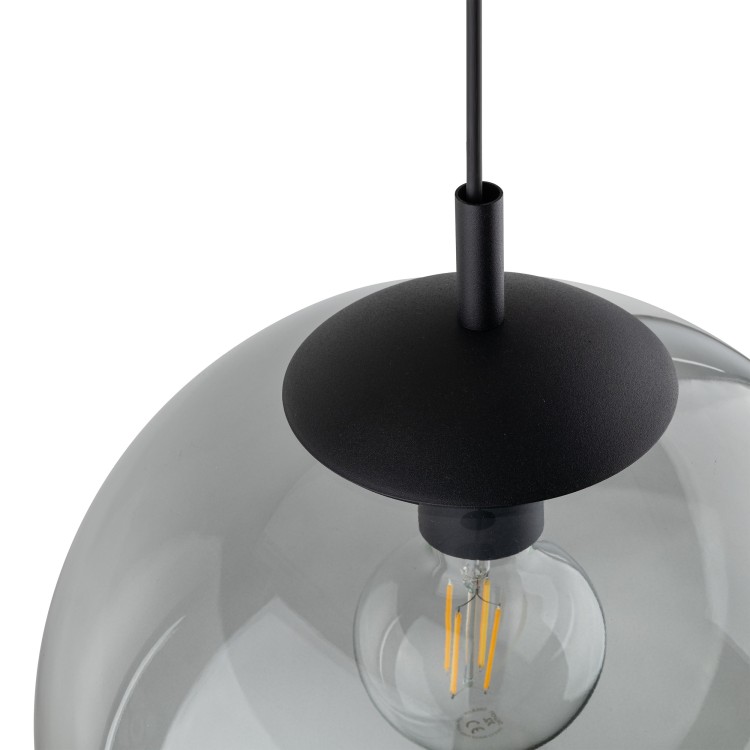 ESME GRAPHITE Lampa wisząca 1 350 5380 TK Lighting Czarny Grafitowy