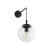 ESME TRANSPARENT Kinkiet 1 5387 TK Lighting Czarny Transparentny