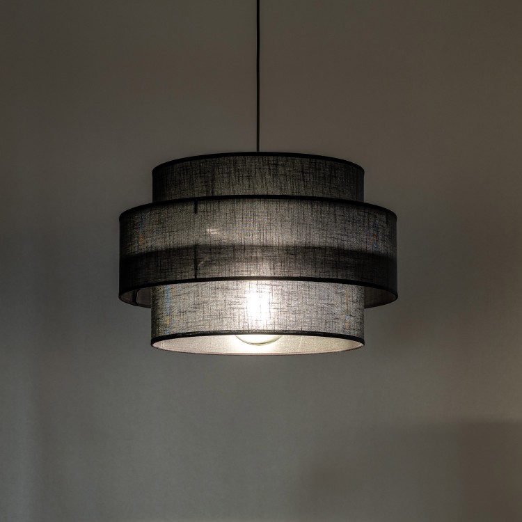 CALISTO BLACK Lampa wisząca 1  500 4999 TK Lighting Czarny Czarny