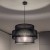 CALISTO BLACK Lampa wisząca 1  500 4999 TK Lighting Czarny Czarny