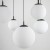 ESME WHITE Lampa wisząca 5 4791 TK Lighting Czarny Biały