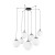 ESME WHITE Lampa wisząca 7 4794 TK Lighting Czarny Biały