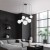 ESME WHITE Lampa wisząca 7 4794 TK Lighting Czarny Biały