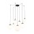 ESME WHITE Lampa wisząca 7 4794 TK Lighting Czarny Biały
