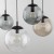 ESME MIX Lampa wisząca 5 4796 TK Lighting Czarny Transparentny, Brązowy, Grafitowy