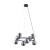 ANABELLE Lampa wisząca 8 6844 TK Lighting Czarny Grafitowy