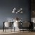 ANABELLE Lampa wisząca 8 6844 TK Lighting Czarny Grafitowy