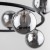 ANABELLE Lampa wisząca 8 6844 TK Lighting Czarny Grafitowy