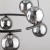 ANABELLE Lampa wisząca 8 6844 TK Lighting Czarny Grafitowy