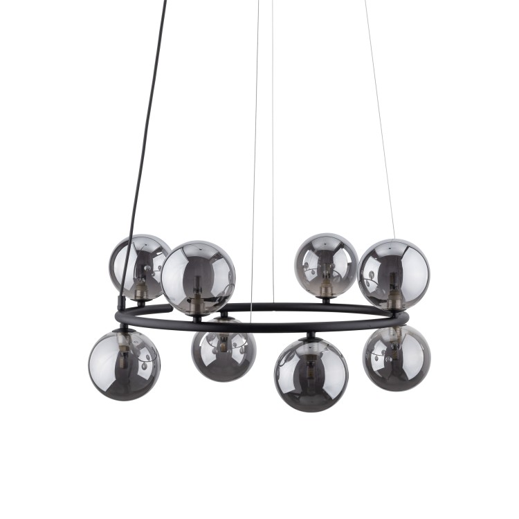 ANABELLE Lampa wisząca 8 6844 TK Lighting Czarny Grafitowy