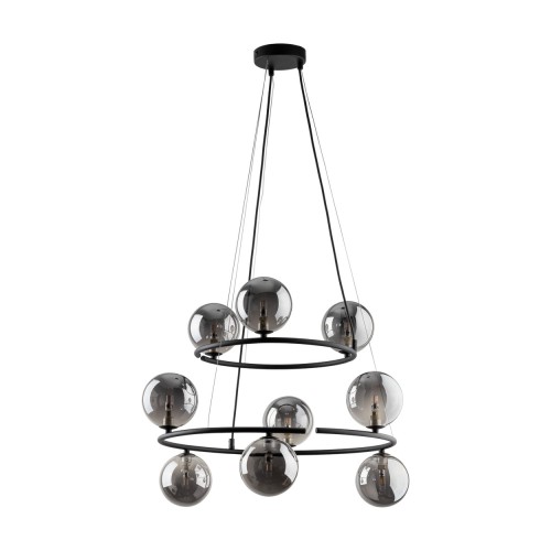 ANABELLE Lampa wisząca 9 6845 TK Lighting Czarny Grafitowy