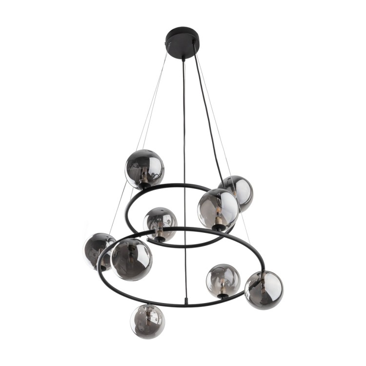 ANABELLE Lampa wisząca 9 6845 TK Lighting Czarny Grafitowy