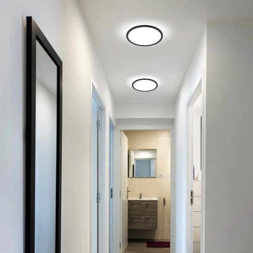 AQUA 300 BLACK 24W LED 6901 TK Lighting Biały, Czarny Biały