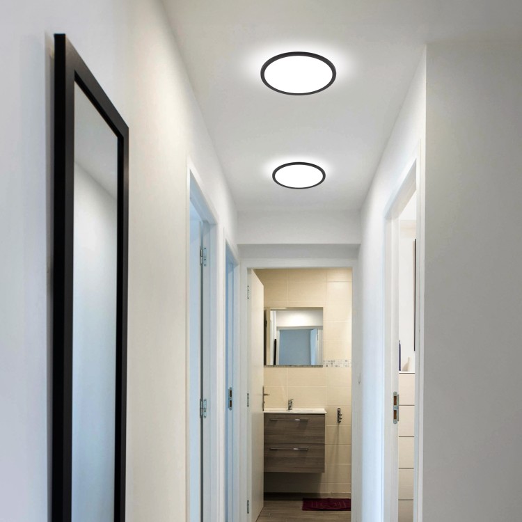 AQUA 300 BLACK 24W LED 6901 TK Lighting Biały, Czarny Biały