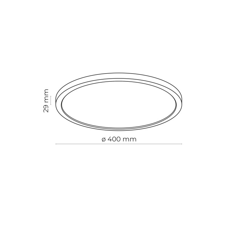 AQUA 400 BLACK 36W LED 6903 TK Lighting Biały, Czarny Biały