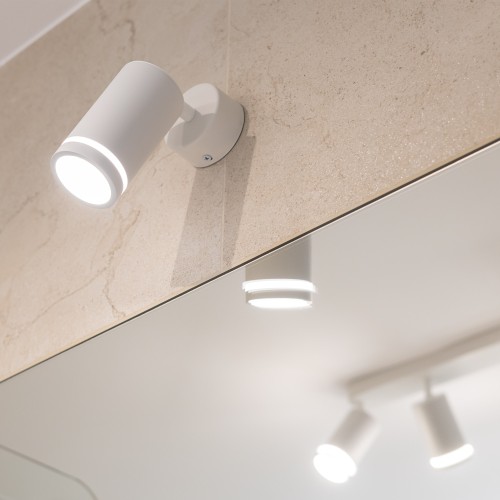 JET WHITE 1XGU10 6911 TK Lighting Biały Biały