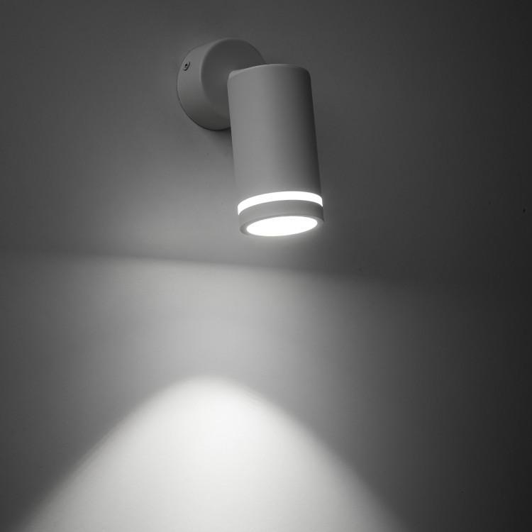 JET WHITE 1XGU10 6911 TK Lighting Biały Biały