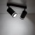 JET BLACK 2XGU10 6912 TK Lighting Czarny Czarny
