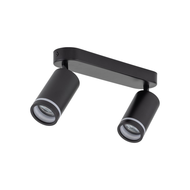 JET BLACK 2XGU10 6912 TK Lighting Czarny Czarny
