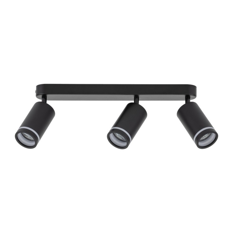 JET BLACK 3XGU10 6914 TK Lighting Czarny Czarny
