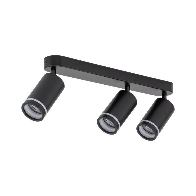 JET BLACK 3XGU10 6914 TK Lighting Czarny Czarny