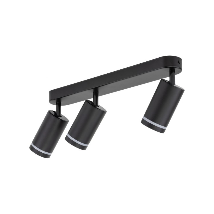 JET BLACK 3XGU10 6914 TK Lighting Czarny Czarny