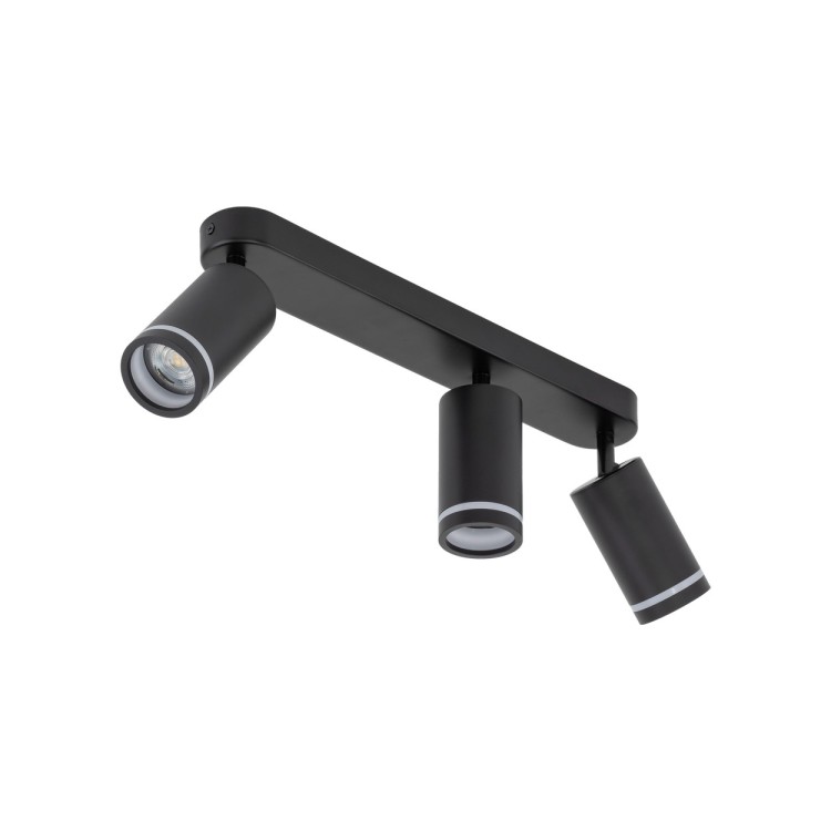 JET BLACK 3XGU10 6914 TK Lighting Czarny Czarny