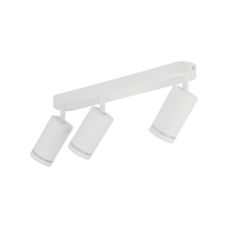 JET WHITE 3XGU10 6915 TK Lighting Biały Biały