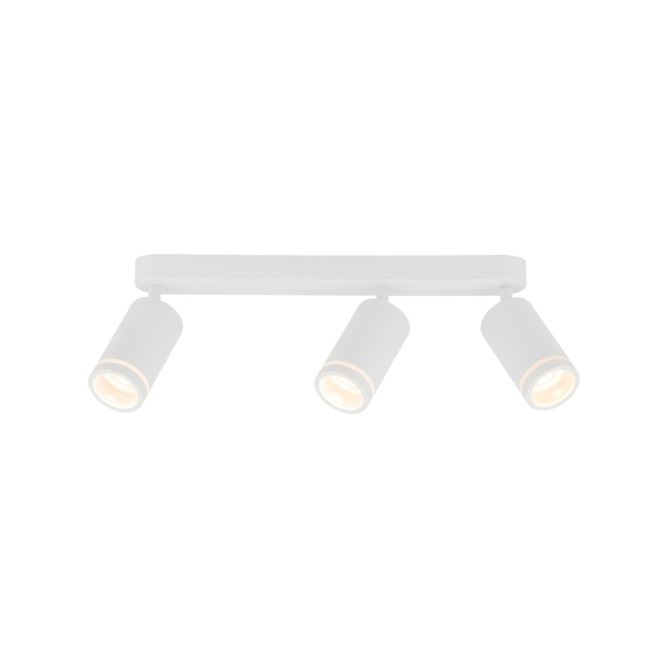 JET WHITE 3XGU10 6915 TK Lighting Biały Biały