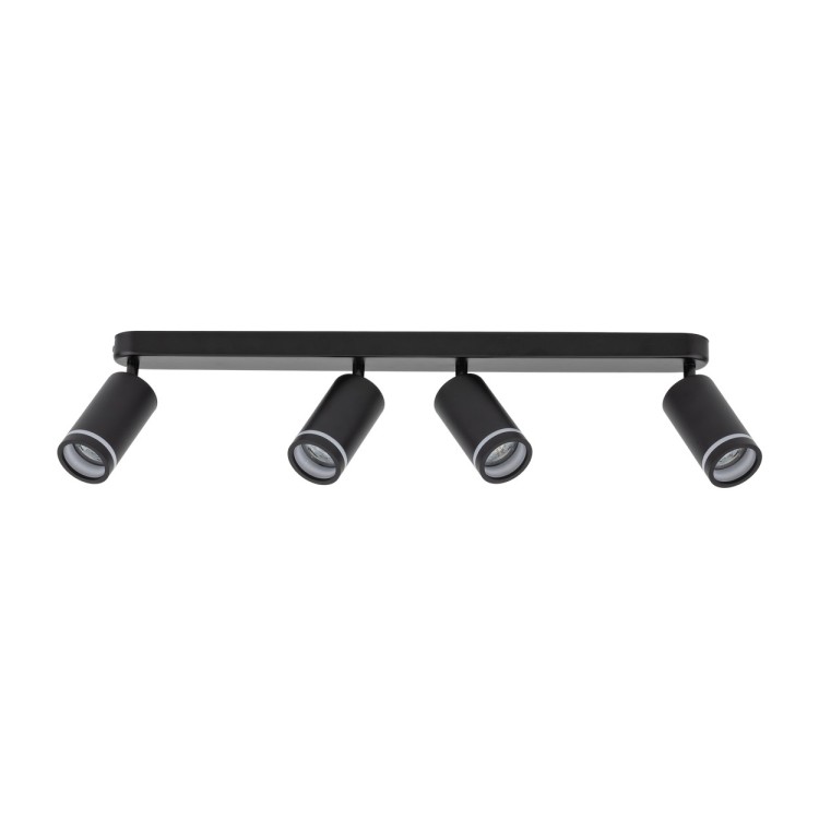 JET BLACK 4XGU10 6916 TK Lighting Czarny Czarny
