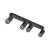 JET BLACK 4XGU10 6916 TK Lighting Czarny Czarny
