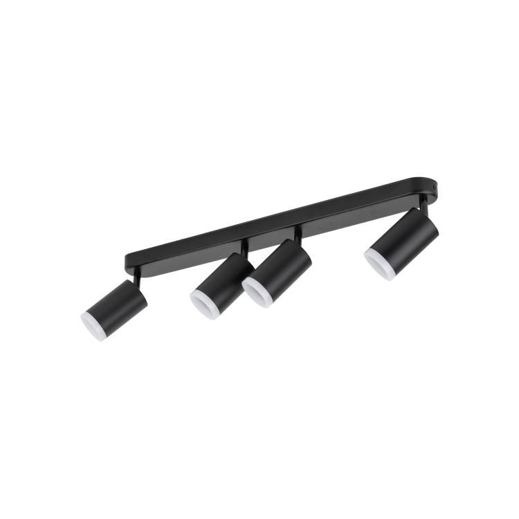 JET BLACK 4XGU10 6916 TK Lighting Czarny Czarny