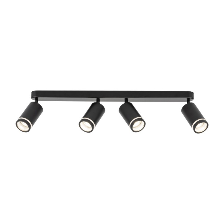 JET BLACK 4XGU10 6916 TK Lighting Czarny Czarny