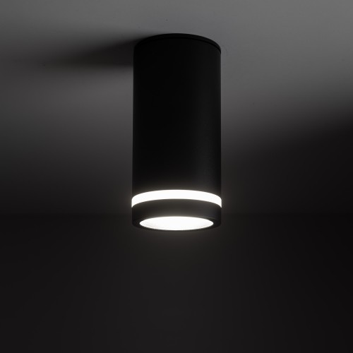 JET BLACK Downlight 1XGU10 6918 TK Lighting Czarny Czarny
