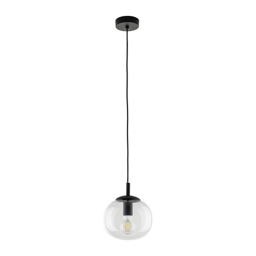 VIBE TRANSPARENT Lampa wisząca 1 200 5823 TK Lighting Czarny Transparentny