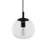 VIBE TRANSPARENT Lampa wisząca 1 200 5823 TK Lighting Czarny Transparentny