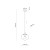 VIBE TOPAZ Lampa wisząca 1 200 5826 TK Lighting Czarny Topaz