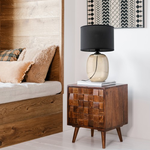 MELODY TOPAZ BLACK Lampka nocna 1 5988 TK Lighting Topaz Czarny