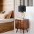 MELODY TOPAZ BLACK Lampka nocna 1 5988 TK Lighting Topaz Czarny