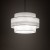 CALISTO WHITE Lampa wisząca 3 500 5363 TK Lighting Czarny Biały