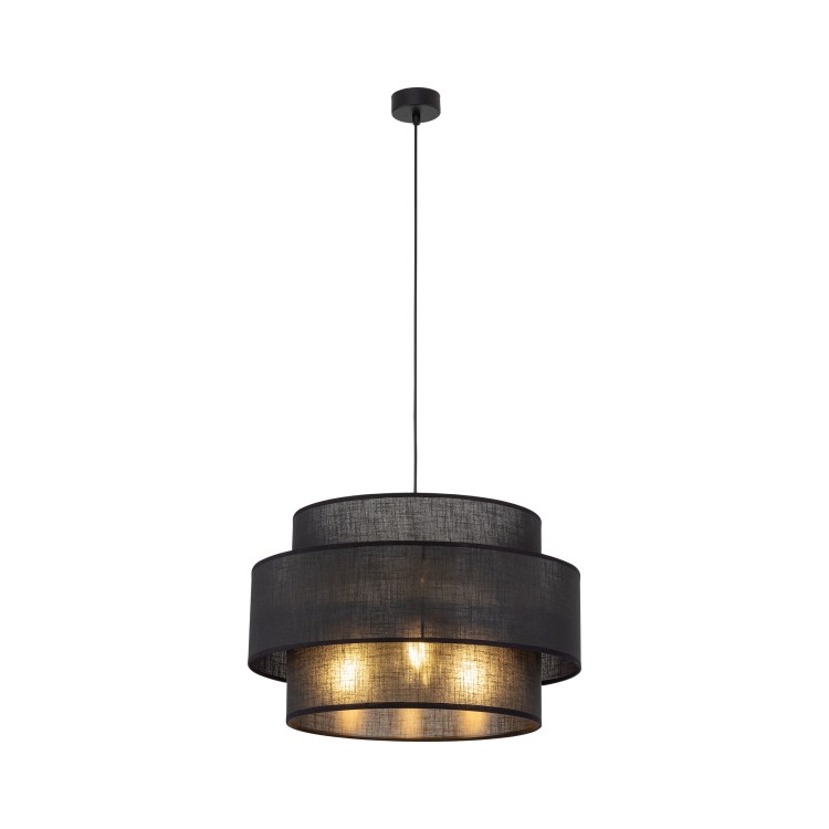 CALISTO BLACK Lampa wisząca 3 500 5099 TK Lighting Czarny Czarny