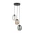 ELIO MIX Lampa wisząca 3 5973 TK Lighting Czarny Transparentny, Topaz, Grafitowy