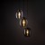 ELIO MIX Lampa wisząca 3 5973 TK Lighting Czarny Transparentny, Topaz, Grafitowy