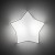 STAR LINEN Lampa sufitowa 2 5958 TK Lighting Biały Len, Biały