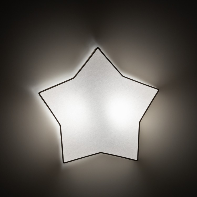 STAR LINEN Lampa sufitowa 2 5958 TK Lighting Biały Len, Biały