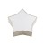STAR LINEN Lampa sufitowa 2 5958 TK Lighting Biały Len, Biały