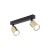 TOP GOLD 2 5967 TK Lighting Złoty, Czarny Złoty